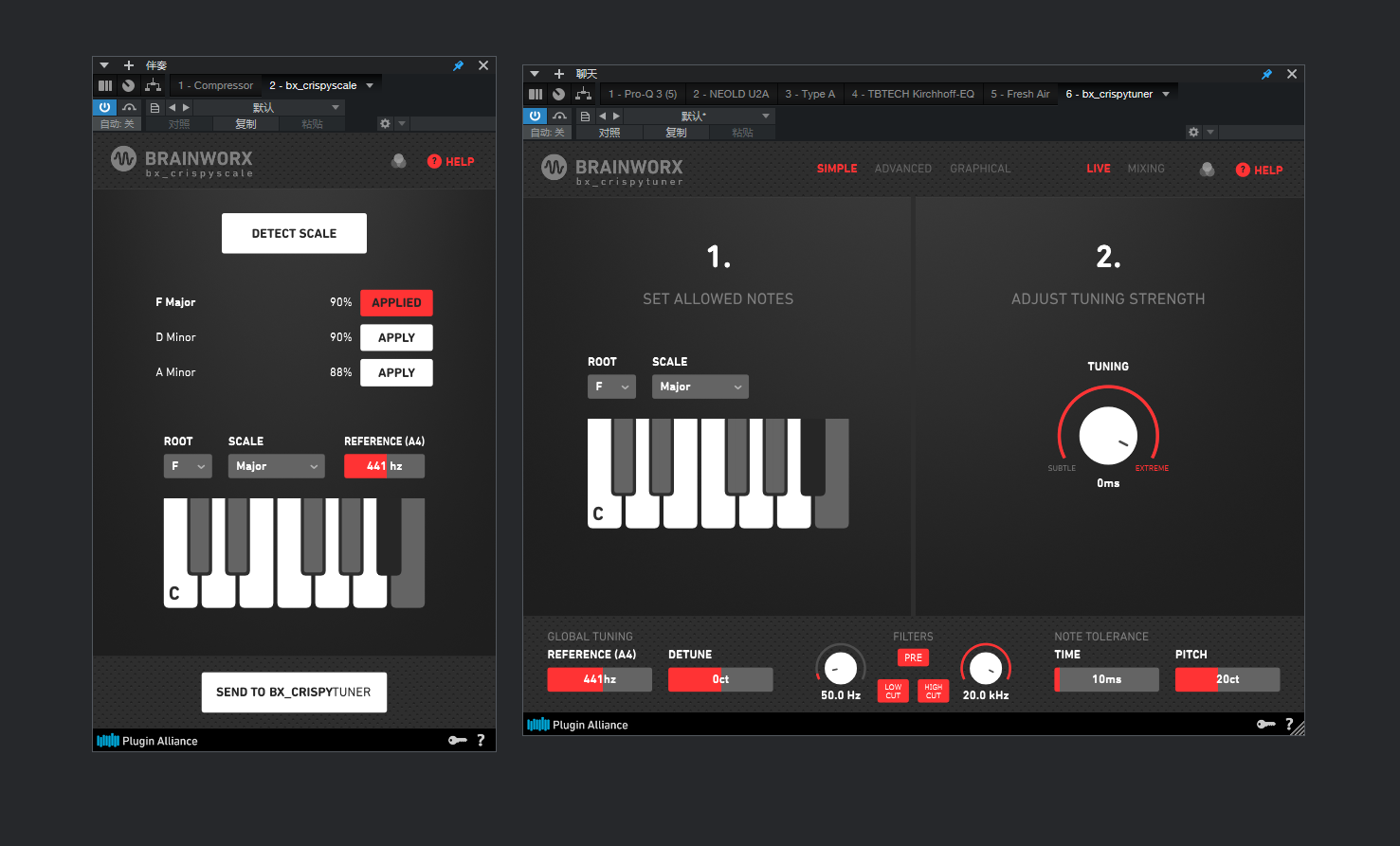 图片[1]-一键安装插件——插件联盟电音修音Plugin Alliance bx_crispyscale+tuner-艾瑞乐精品音频资源网